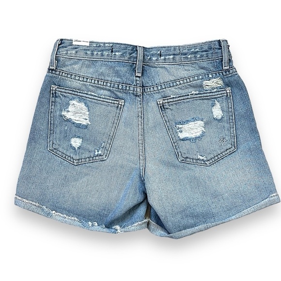 Lovers & Friends Dylan Boyfriend jeans shorts, distressed, color Harper, sz 24 - Picture 4 of 15